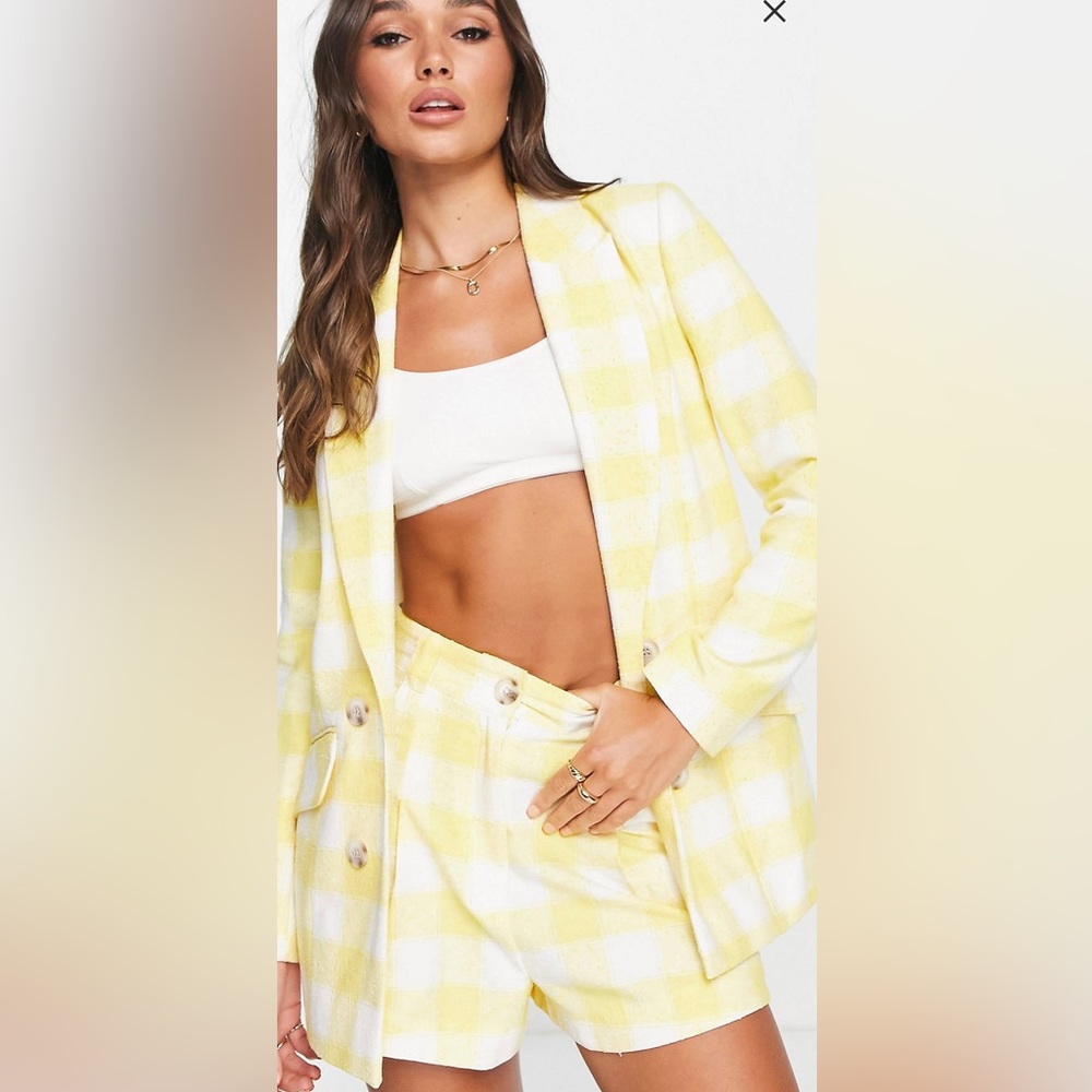River island short and blazer set